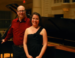 Kirsten Swanson (viola), Omri Shimron (piano).